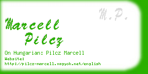marcell pilcz business card